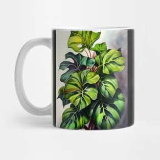 Philodendron plant art Mug